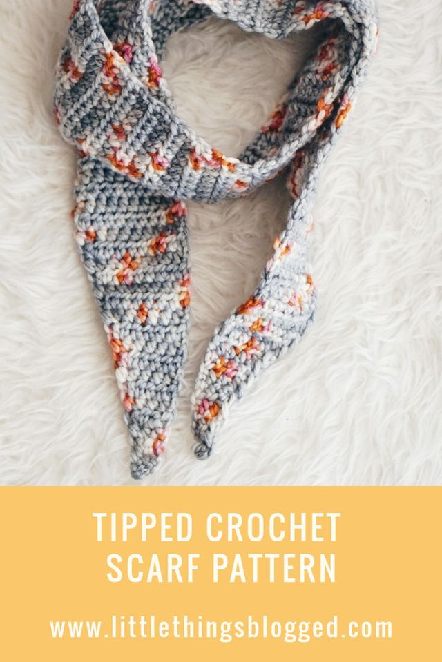 a crochet scarf with text overlay that says, tips for knitting