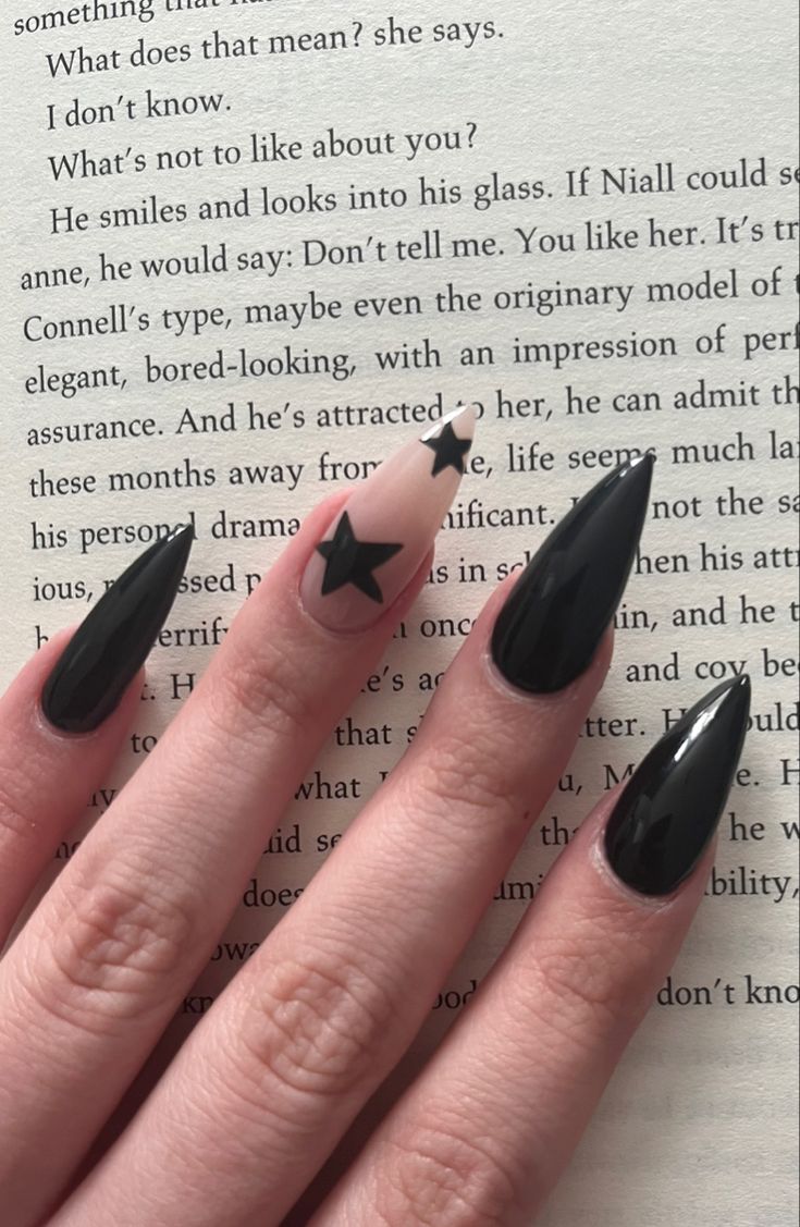 Gothic Nail Designs, Nails Lace, Long Black Nails, Gothic Nail Art, Embrace Your Dark Side, Gothic Lace, Gothic Glam, Punk Nails, Gothic Nails