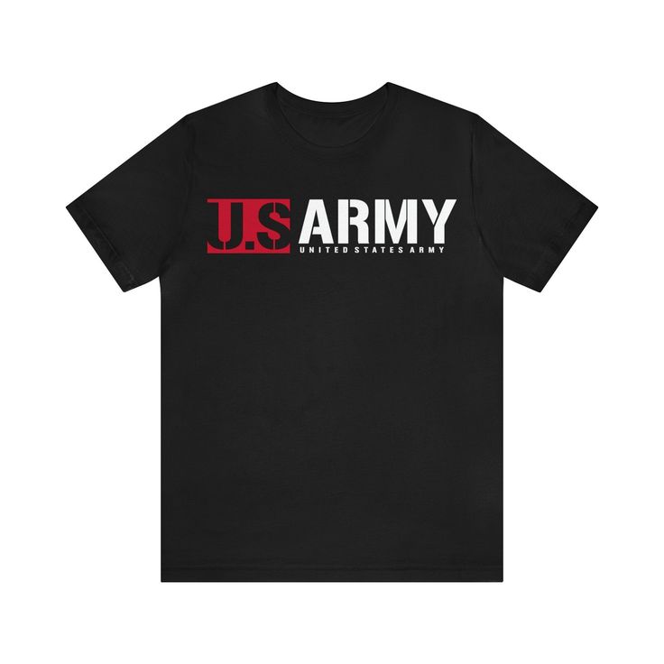 US Army shirt, military t-shirt, soldier gift, army shirt, soldier t-shirt, combat tee, infantry tee This classic military unisex jersey short sleeve tee fits like a well-loved favorite. Soft cotton and quality print make users fall in love with it over and over again. These t-shirts have-ribbed knit collars to bolster shaping. The shoulders have taping for better fit over time. Dual side seams hold the garment's shape for longer.  .: 100% Heirloom combed and ringspun cotton (fiber content may vary for different colors) .: Light fabric (4.2 oz/yd² (142 g/m .: Retail fit .: Tear away label .: Runs true to size Military Style Crew Neck T-shirt For Streetwear, Military Style Cotton T-shirt With Graphic Print, Military Crew Neck T-shirt, Military Crew Neck T-shirt For Streetwear, Military Style Cotton Short Sleeve T-shirt, Military Style Cotton T-shirt With Short Sleeves, Black Military Style Short Sleeve Top, Army Shirt, Army Shirts