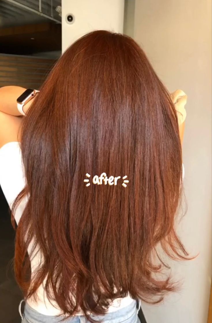 Red Hair With Peekaboo Highlights, Brown Hair Colors Summer, Orangey Brown Hair, Brownish Orange Hair, Single Process Hair Color, Strawberry Brunette Hair, Brown Orange Hair, Celebrities With Red Hair, Dark Orange Hair