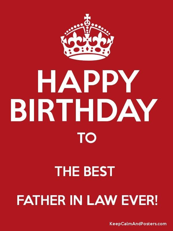 happy birthday to the best father in law ever greeting card for him or her husband