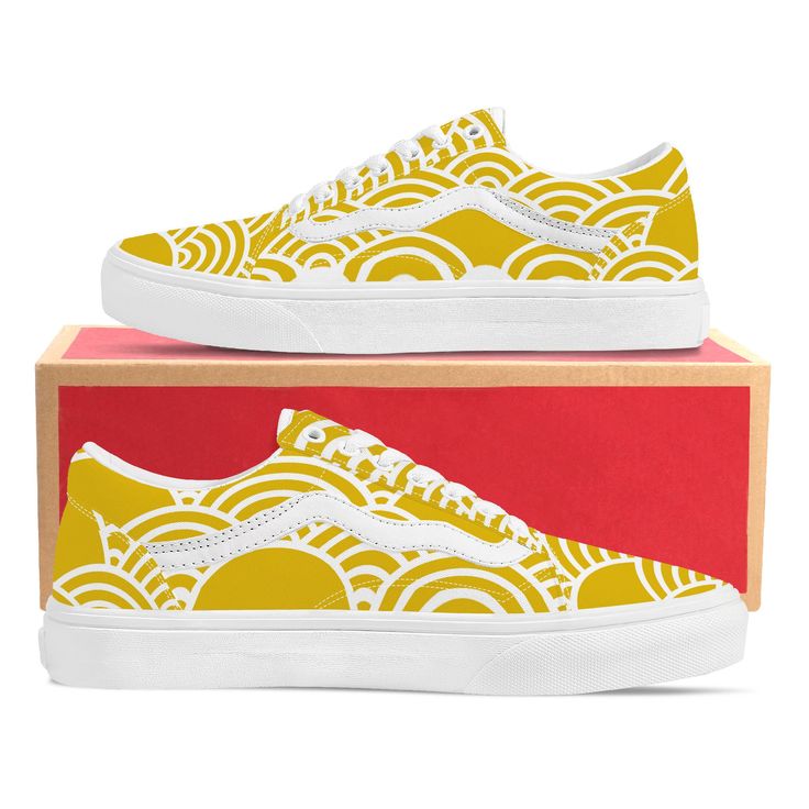 Yellow Low Top Flat Sneaker The Yellow Ones. Whether they are Sneakers, trainers, athletic shoes, tennis shoes, gym shoes, kicks, sports shoes, flats, running shoes, or runners) use them for everyday casual wear. And if they are skate shoes; you know they have flat soles allowing them to have better board control. Luxury Yellow Skate Shoes With Boost Midsole, Luxury Yellow Sneakers For Running, Luxury Custom Yellow Sneakers With Translucent Outsole, Luxury Yellow Sporty Skate Shoes, Luxury Modern Yellow Sneakers, Luxury Classic Yellow Sneakers, Luxury Yellow Sneakers With Vibram Sole, Luxury Yellow Skate Shoes With Round Toe, Luxury Yellow Sneakers For Jogging