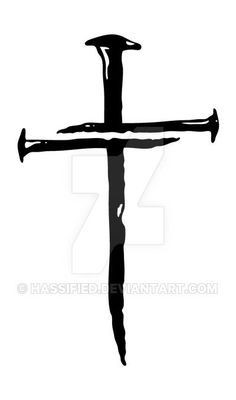 an image of a cross with the word jesus on it