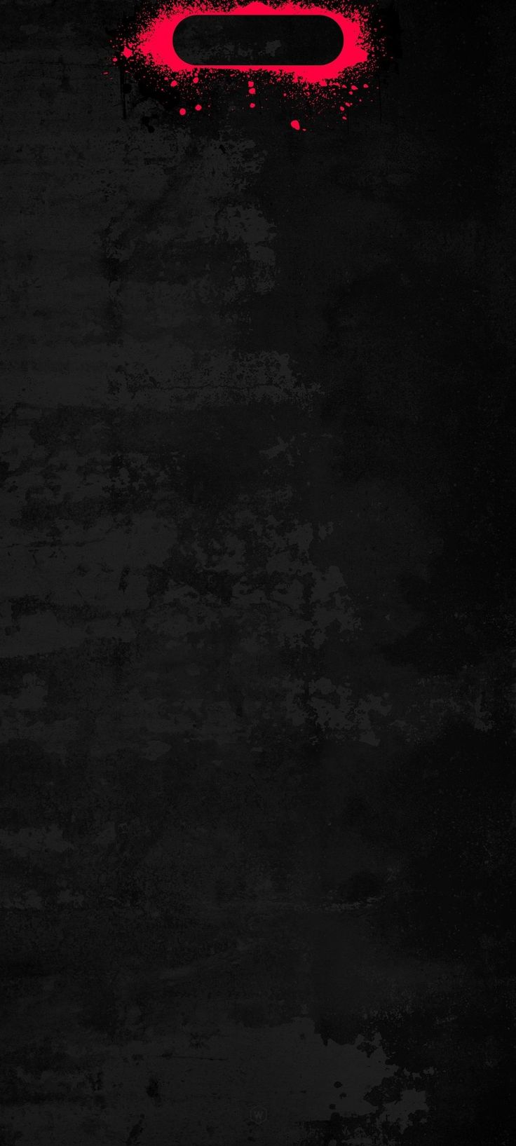 a black and red wall with a light on it