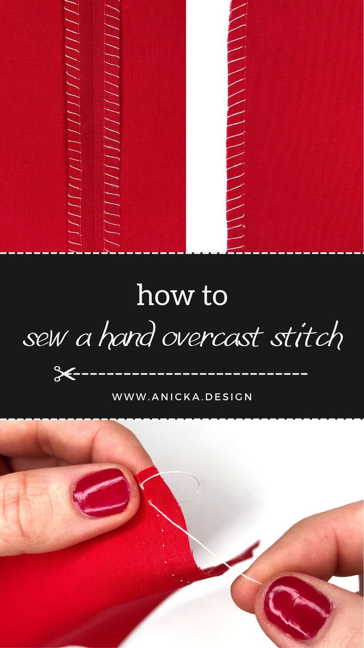 Sewing hand overcast stitch with a hand needle and thread. Overcast Stitch, Whip Stitch, Pattern Drafting, Do You Know What, How To Sew, Go Ahead, Raw Edge, Sewing Hacks, Diy Sewing