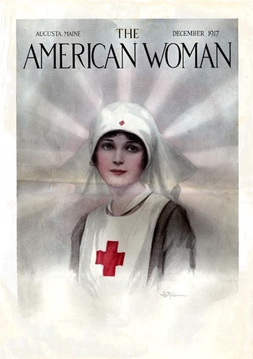 Medical Tattoo Nurse, Red Cross Nurse, Beams Of Light, Medical Tattoo, Woman Magazine, Nurse Art, Nurse Rock, Vintage Nurse, American Red Cross