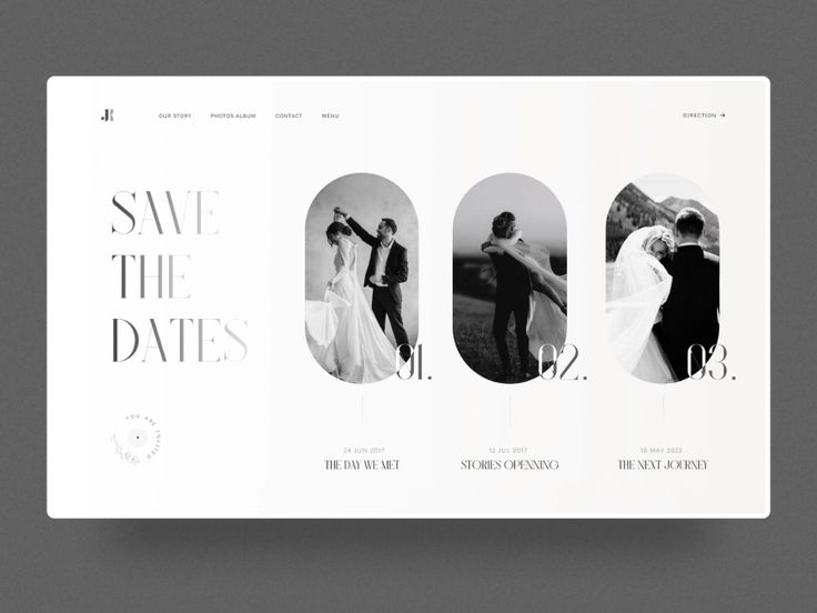 the wedding website is designed to look like it has been created for someone's special occasion