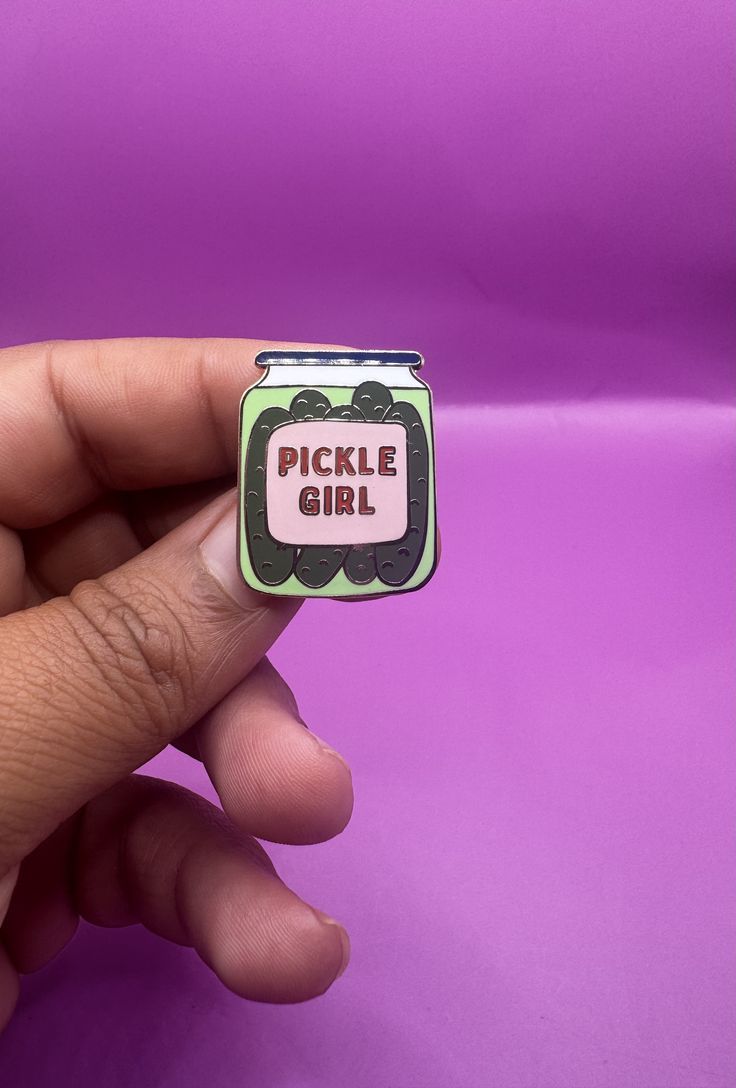 Add a touch of whimsy to your outfit with this delightful Pickle Girl Pin! Crafted with love, this adorable accessory is perfect for showing off your unique style. Made with high-quality materials, this pin is a must-have for any pickle lover. Looking for a fun and quirky way to accessorize? Look no further than this Pickle Girl Pin! Wear it on your jacket, backpack, or hat to add a playful twist to any outfit. Made with attention to detail, this pin is a great conversation starter. Express your Pickle Accessories, Fire Gear, Pickle Lover, Girls Pin, Cool Pins, Great Conversation Starters, Button Pins, Sticker Art, Enamel Pin