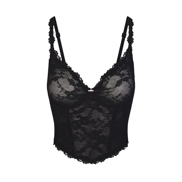 Lace Corset With Sweetheart Neckline And Built-in Bra, Elegant Lace Corset With Lace Closure, Elegant Push-up Corset With Built-in Bra, Feminine Delicate Lace Fitted Corset, Feminine Lace Corset With Lace Trim, Party Lace Bra With Sweetheart Neckline, Lace Underwire Corset With Lace Trim, Feminine Lace Bodice Corset, Elegant Lace Underbust Corset