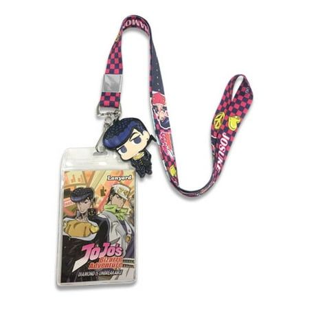 a lanyard with an anime character on it