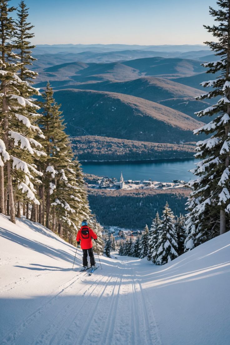 Hit the Slopes: A Guide to New Hampshire&#8217;s Premier Ski Resorts Loon Mountain New Hampshire, New Hampshire Ski Resorts, New Hampshire Winter, Snowy Wonderland, Loon Mountain, Bretton Woods, Best Ski Resorts, Mount Washington, Quaint Village