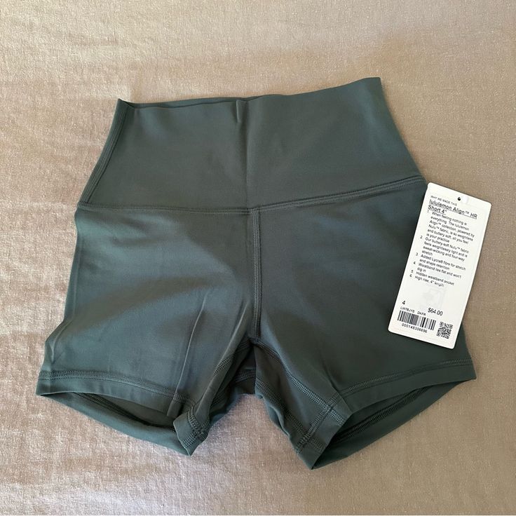 Nwt - Overpaid Awhile Ago And Has Been Sitting In My Drawer Lululemon Align Short *4" Color: Dark Forest Material: Nulu Size: 4 (Sold Out) These Lightweight, High-Rise Shorts Minimize Distractions And Maximize Comfort As You Flow Through Your Yoga Practice. Lightweight, Buttery-Soft Nulu Fabric Wicks Sweat And Is Four-Way Stretch Buttery-Soft Handfeel Lightweight Sweat-Wicking Four-Way Stretch Designed For: Yoga Lycra: Added Lycra Fibre For Shape Retention Comfortable Waistband: Lies Flat Agains Lulu Align Shorts, Cold Outfit, Preppy Clothes, Christmas Clothes, Lululemon Shorts, Clothing Inspiration, Lululemon Align, High Rise Shorts, Dark Forest