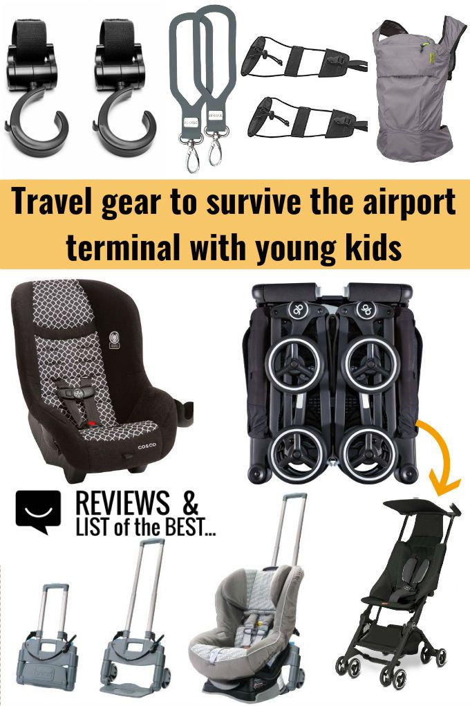 the travel gear to survive the airport terminal with young kids is on sale for $ 1, 500