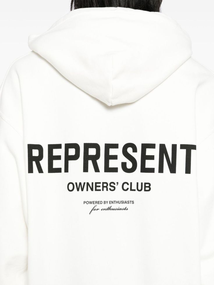 Find REPRESENT Owners Club Hoodie on Editorialist. flat white cotton logo print at the chest classic hood logo print to the rear drop shoulder long sleeves ribbed cuffs and hem Oversized White Classic Sweatshirt, Classic Letter Print Sweatshirt For Streetwear, Classic Hoodie Sweatshirt For Streetwear, Classic Streetwear Hoodie Sweatshirt, White Logo Sweatshirt For Winter, Classic White Long Sleeve Hoodie, White Logo Patch Sweatshirt For Streetwear, White Logo Patch Sweatshirt, White Cotton Sweatshirt With Logo Patch