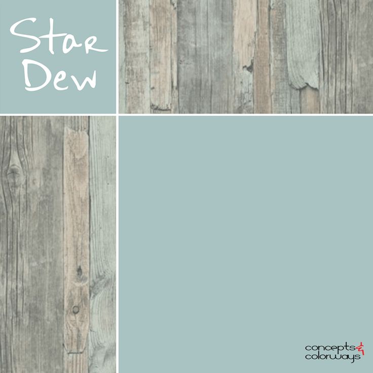 some wood planks with the words store dew in white and blue on top of them