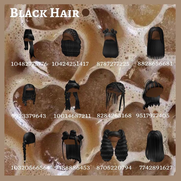 Enjoy!! Please don't repost :) Bloxburg Black Hair Codes Bun, Coding Hair Brookhaven, Berry Ave Braids Codes, Roblox Berry Avune Codes, Black Hair Codes For Bloxburg Girl, Roblox Berry Avenue Hair Code, Coding Clothes Black, Hairstyles Codes Berry Ave, Black Hair Code Berry Ave