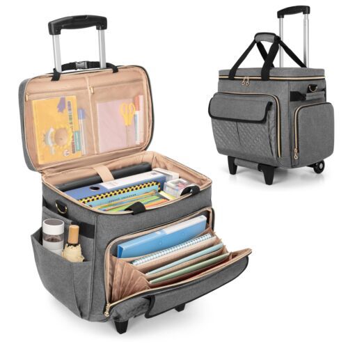 ad eBay - Rolling Teacher Bag with Laptop Compartment and Detachable Dolly, Multifuncti... - Buy Now, click the link (eBay) Rolling Briefcase, Teacher Bag, Suitcase Backpack, Multifunction Bag, Teacher Bags, Teacher Organization, Teaching Materials, Travel Tote, Teacher Life