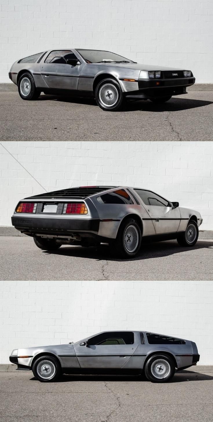 three different views of the back end of a car in four different stages, one is silver