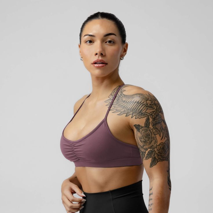 strive bra orchid main Bra Size Guide, Yoga Training, Powerlifting, All Colors, Weight Lifting, Sliders, Open Back, Bodybuilding, Adjustable Straps