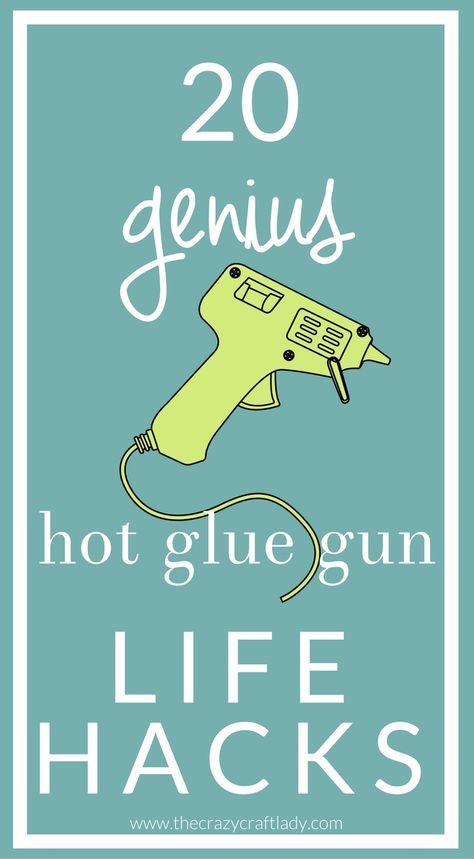 If you own a hot glue gun, you NEED to see these Tips, Hacks, and Glue Gun Uses. You won't believe the genius uses for your hot glue gun - everything from home hacks to crafts! Crafts With Hot Glue, Hot Glue Art, Glue Art, The Genius, Simple Life Hacks, Crafts Hacks, Glue Crafts, Hot Glue Gun, Glue Gun