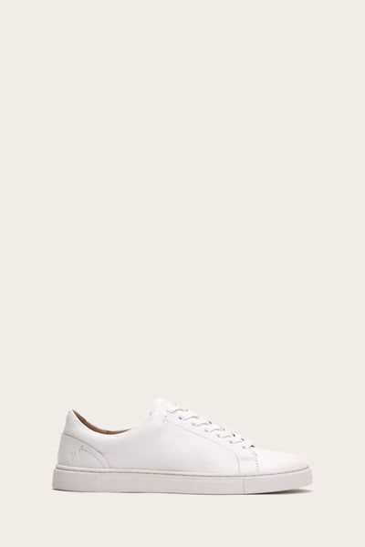 Ivy Low Lace | The Frye Company Best White Sneakers, The Frye Company, Lace Sneakers, Leather Slip On Shoes, Lace Fashion, Nubuck Leather, Vans Old Skool Sneaker, Boots Shoes, White Sneakers