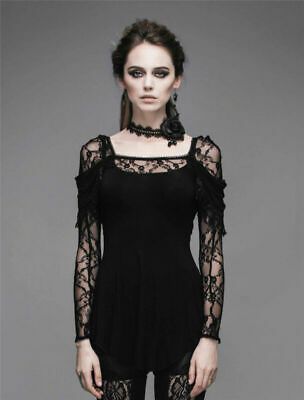 Contrast Lace Top, Gothic Tops, Gothic Shirts, Lacy Tops, Feminine Blouses, Stunning Tops, Mode Boho, Gothic Steampunk, Black Clothing