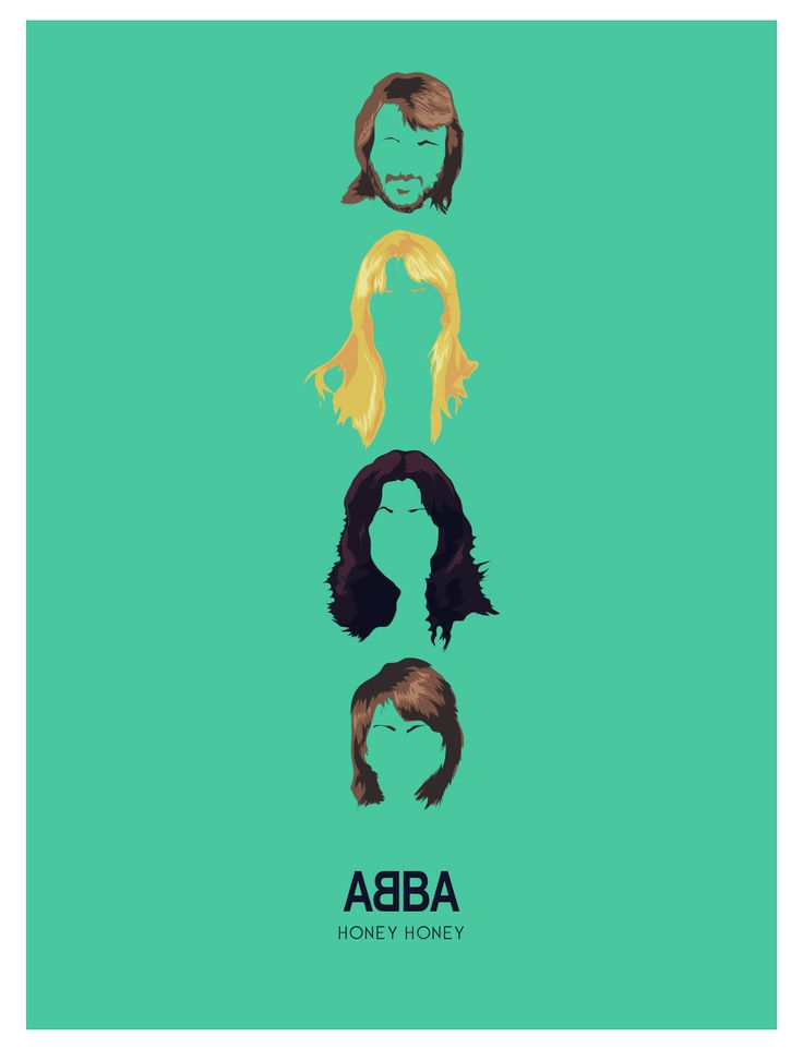 the poster for abba's honey honey