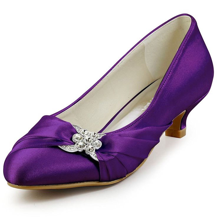 Wedding Shoes Purple, Purple Dress Shoes, Closed Toe Wedding Shoes, Dream Wedding Shoes, Prom Pumps, Purple Wedding Shoes, Wedding Shoes Low Heel, Wedding Shoes Comfortable, Ivory Wedding Shoes