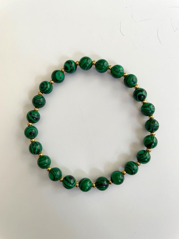 • green malachite stones • stainless steel gold plated Emerald Ring Design, Malachite Bracelet, Malachite Necklace, Green Malachite, Malachite Stone, Emerald Ring, Emerald Green, Ring Designs, Emerald