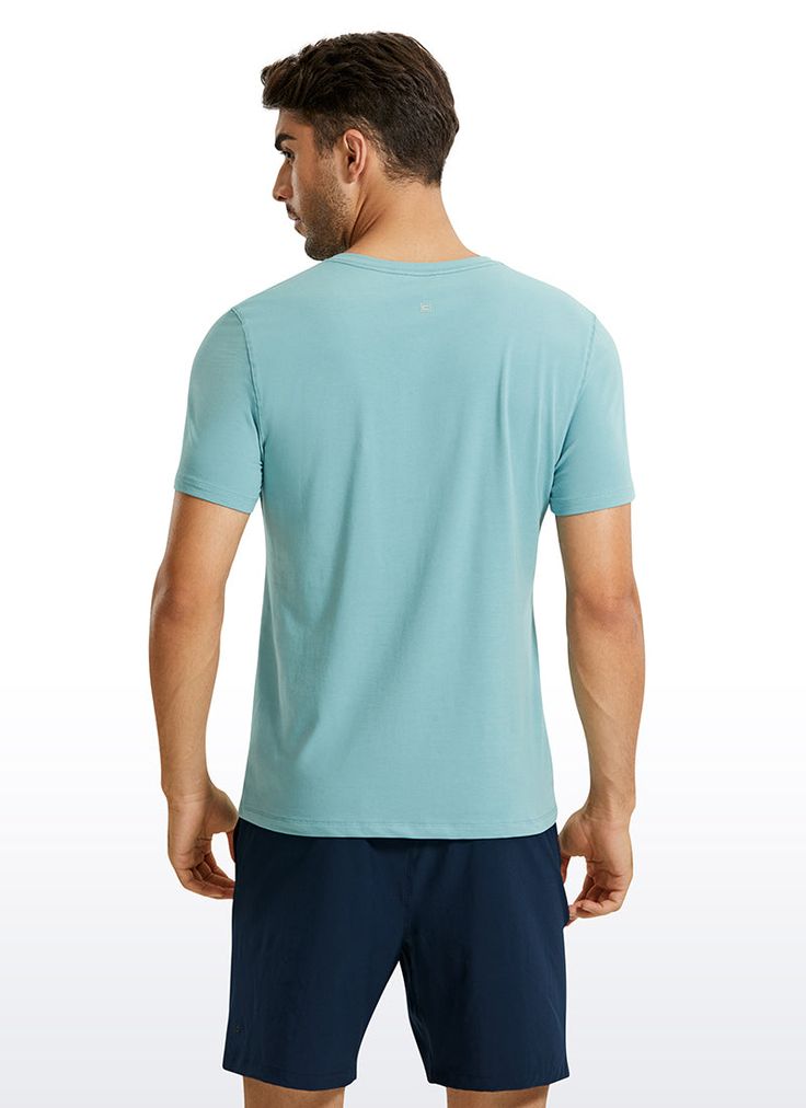 Pima Cotton collection is super soft to touch and highly breathable, aiming to offer a comfortable feeling to you.With function of quick moisture wicking, these short sleeve T-shirts are perfect for gym workout, business, daily lounge and casual occasions. Feature & Fitting: 
 Pima Cotton collection 
 Design for workout/casual wearing 
 Classic Fit 
 Henley design 
 Two-button placket 
 True to size 
 Fabric: 
 Super soft and skin-friendly 
 Naturally breathable 
 Lightweight and stretchy Breathable Relaxed Fit T-shirt For Athleisure, Breathable Short Sleeve T-shirt For Light Exercise, Short Sleeve T-shirt For Workout, Athletic Fit Go-dry T-shirt For Light Sports, Breathable Stretch Casual T-shirt, Sporty Cotton T-shirt For Light Exercise, Breathable Athleisure T-shirt For Summer, Functional Breathable T-shirt For Light Exercise, Sporty Athletic Fit T-shirt For Light Exercise