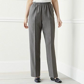 Alfred Dunner® Pull-On Pants-JCPenney Elegant Pull-on Pants For Daywear, Classic Formal Dress Pants With Elastic Waistband, Classic Formal Pants With Elastic Waistband, Classic Formal Bottoms With Elastic Waistband, Classic Relaxed Fit Bottoms For Work, Classic Stretch Dress Pants With Elastic Waistband, Classic Ankle-length Pants For Workwear, Classic Relaxed Fit Dress Trousers, Classic Pull-on Style Dress Pants For Work