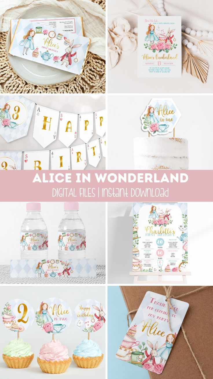 Digital Files | Instant Download | Editable Alice in Wonderland Birthday Bundle, Printable Party Kit, Printable Onederland Birthday Decoration, Alice and White Rabbit Alice In Onederland, Alice In Wonderland Invitations, Tea Party Decor, Wonderland Invitation, Wonderland Party Decorations, Onederland Birthday Party, Alice In Wonderland Birthday, Tea Party Decorations, Mad Tea Party