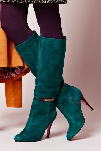 Teal Boots, Heels High Classy, High Heels Classy, Ideas Clothes, Heel Accessories, Clothes Vintage, Toe Post Sandals, Boots Cowboy, Heels Classy