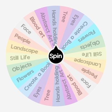 a spinning wheel with words written in different languages on the top and bottom half of it