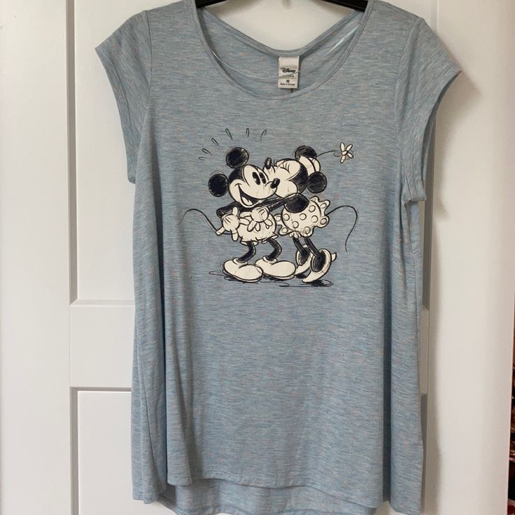 Lauren Conrad X Disney Short Sleeve Shirt. Light Blue With Spackled Pink And Orange Design. Mickey And Minnie Logo On Front. Size Medium And Never Worn Casual Tops With Cartoon Print For Loungewear, Cute Tops With Character Print For Loungewear, Cute Character Print Tops For Loungewear, Relaxed Fit Short Sleeve Tops For Disney Fan Events, Disney Crew Neck Tops For Spring, Relaxed Fit Tops With Character Print For Loungewear, Casual Graphic Print Tops For Disney Trips, Disney Cotton Tops For Spring, Cute Short Sleeve Shirt For Disney Trips