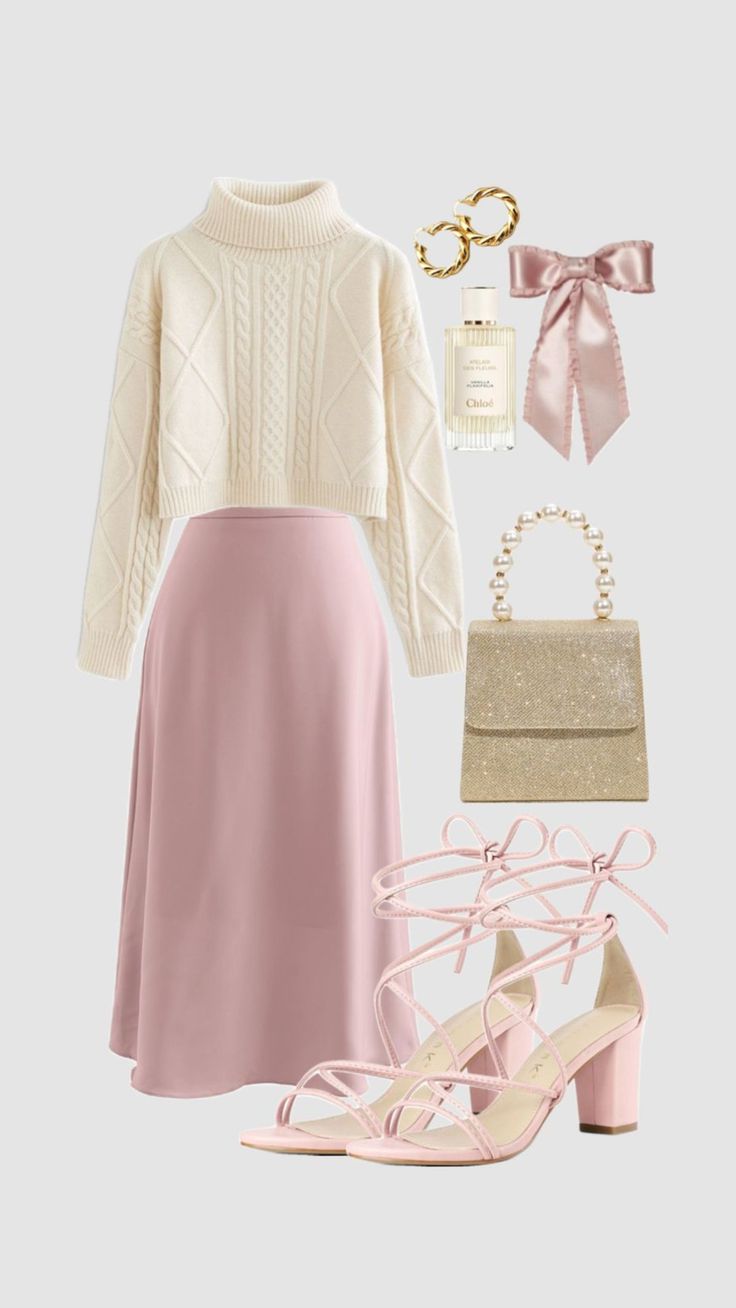 Feminine Teacher Outfits, Pink Teacher Outfit, Cozy Skirt, Teacher Outfits High School, Modest Girly Outfits, Fest Outfits, Modesty Outfits, Cute Modest Outfits, Everyday Fashion Outfits