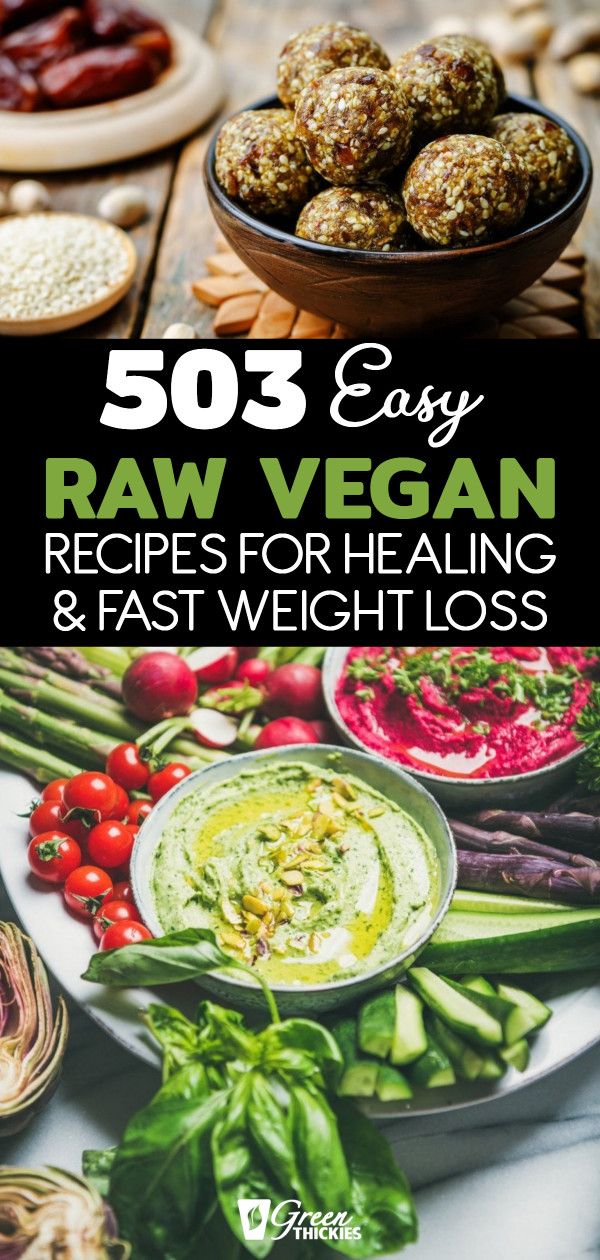 503 Easy Raw Vegan Recipes For Healing & Fast Weight Loss These raw vegan recipes are simple and quick to make, delicious and will speed your healing and help you shed excess weight fast.   Simple, For Beginners Meals, videos Raw Vegan Recipes Easy, Meals Videos, Chili Vegan, Raw Vegan Diet, Overnight Oat, Keto Vegan, Diner Recept, Raw Diet, Raw Food Diet