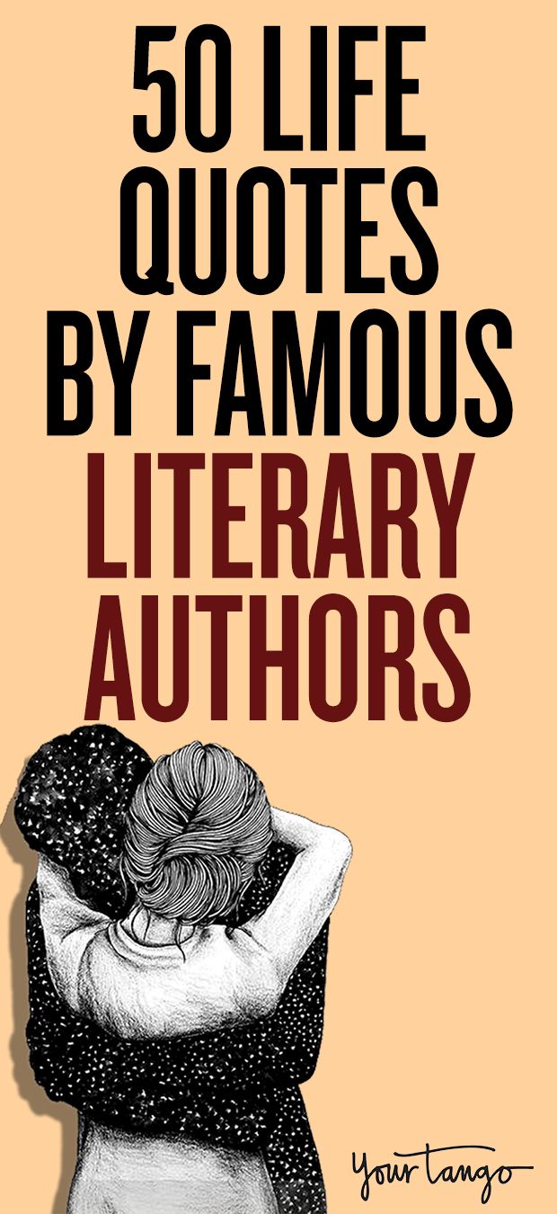 the book cover for 50 life quotes by famous library authors, with an image of a woman hugging her head