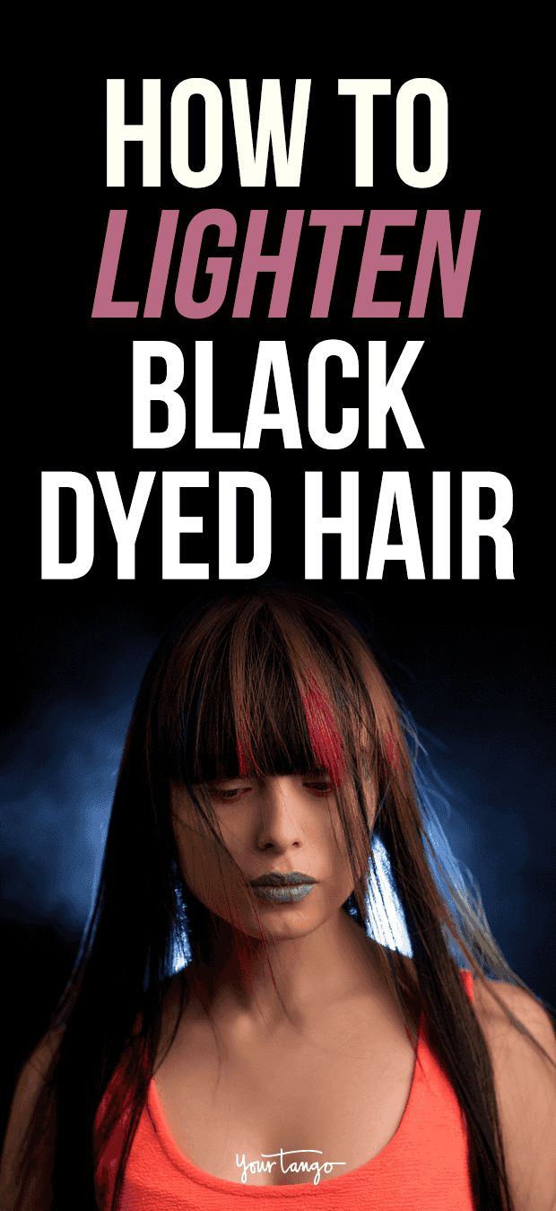 Best Dark Hair Colors, How To Lighten Black Dyed Hair, How To Lighten Hair Dyed Too Dark, Coloring Black Hair, Lighten Dyed Hair, Dyed Black Hair, Black Dyed Hair, Bleaching Black Hair, Lightening Dark Hair