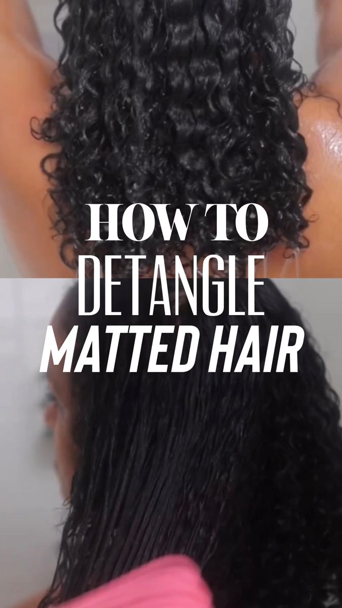 How To Detangle Hair After Braids, How To Detangle Curly Hair, How To Detangle Matted Hair, Hair After Braids, How To Detangle Hair, Detangle Matted Hair, Detangle Curly Hair, Detangling Natural Hair, Coiling Natural Hair