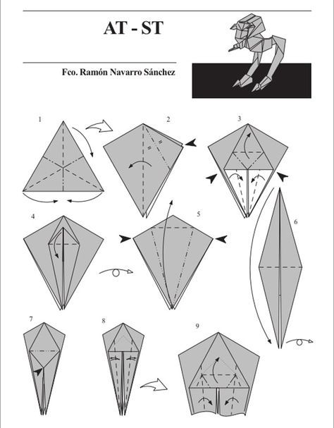 the instructions for how to make an origami kite