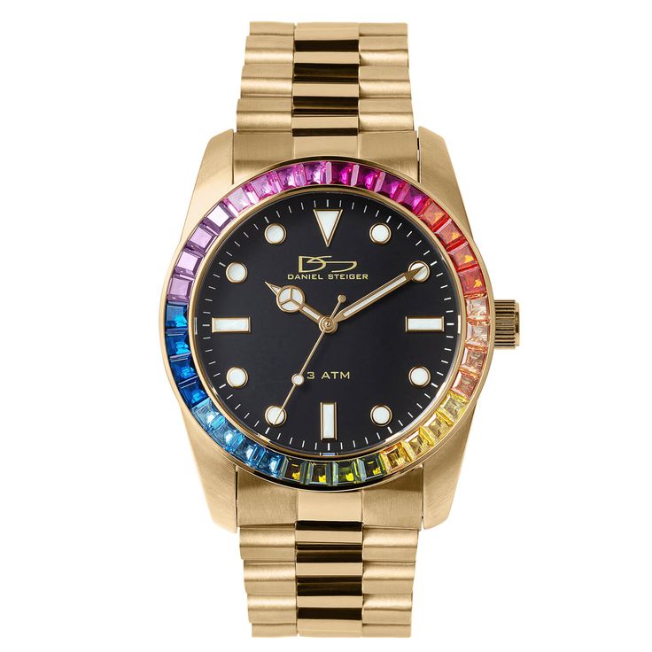 Daniel Steiger Golden Spectrum Watch Gifts To Buy, Popular Gifts, Classy And Elegant, Latest Jewellery, Signature Design, Luxury Watch, Stone Settings, Out Of Style, Luxury Watches