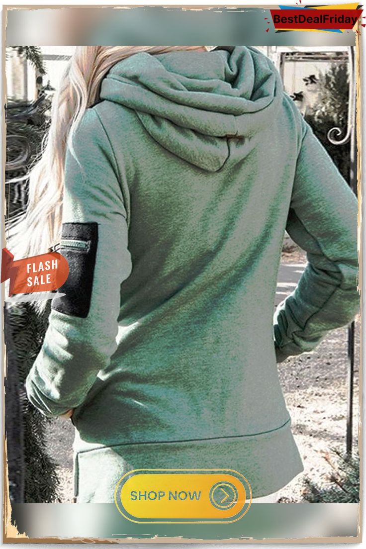 Women Long Sleeves Casual Sweatshirt Hooded Tops For Outdoor Fall Season, Casual Hoodie For Outdoor, Casual Tops With Pockets For Leisure, Casual Outdoor Sweatshirt For Fall, Casual Solid Color Tops For Outdoor, Casual Tops For Outdoor, Sporty Hoodie Tops With Pockets, Sporty Solid Color Winter Tops, Casual Hooded Top With Ribbed Cuffs