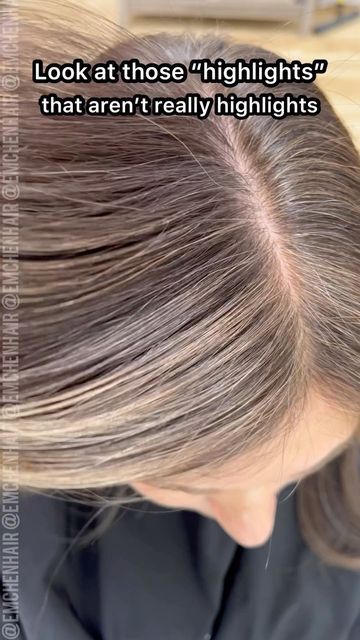 Grey Hair Diy, Demi Hair Color, Goldwell Colorance, Hair Jazz, Premature Grey Hair, Grey Hair Transformation, Hair Issues, Gray Hair Growing Out, Blending Gray Hair