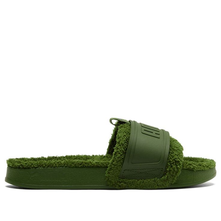 Puma Leadcat Ylm Slide Winter Beach & Pool Slides/Slippers Green Flip Flops, Winter Beach, Green Beach, Slides Slippers, Mens Slides, Winter Slippers, Beach Pool, Stylish Sneakers, Pool Slides