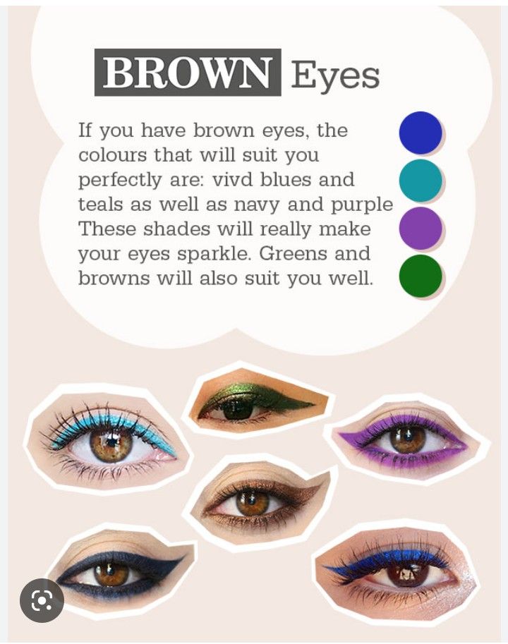 Brown Eye Makeup Colors, Eyeliner Brown Eyes, Purple Eyeliner, Eyeliner Color, Eyeliner Black, Makeup Artist Tips, Brown Eyeliner, Best Eyeliner, Purple Makeup