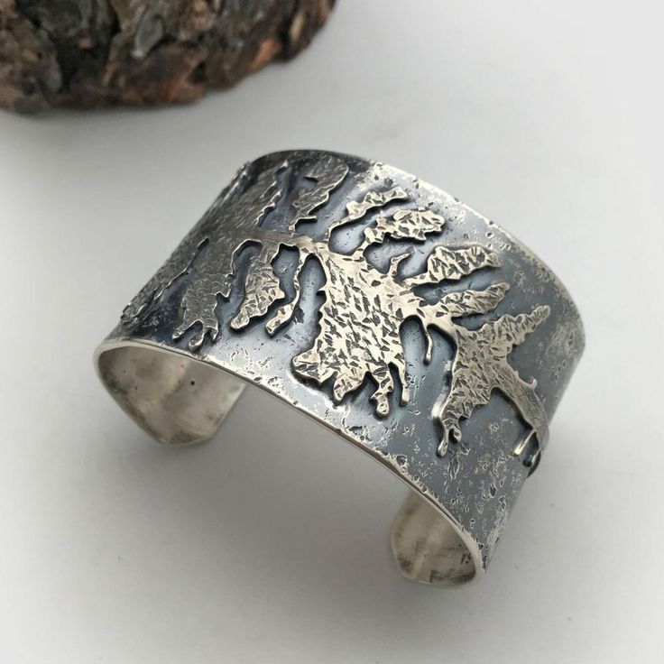 silver tree cuff Unique Cuff Bracelet With Oxidized Finish As Gift, Unique Oxidized Finish Cuff Bracelet As Gift, Unique Oxidized Finish Cuff Bracelet For Gift, Rustic Cuff Jewelry Gift, Rustic Cuff Jewelry As A Gift, Rustic Cuff Jewelry For Gifts, Artisan Hand Cast Cuff Bracelet As Gift, Artisan Hand Cast Cuff Bracelet Gift, Artisan Hand-cast Cuff Bracelet Gift