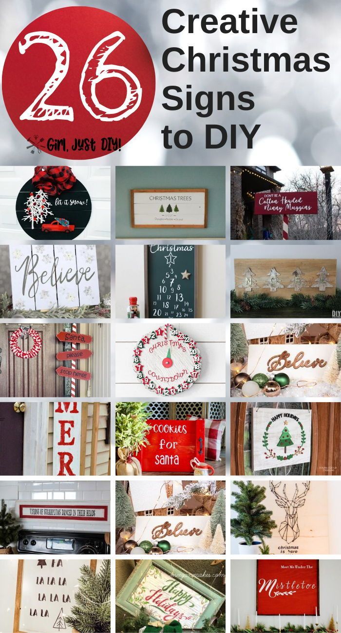 christmas signs to diy with the words 26 creative christmas signs