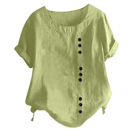 Women Leisure Fashion Printing Lace Short Sleeve Round-Neck Tops Features: 1.100% brand new and high quality. It is made of high quality materials, durable enough for your dwearing 2.Stylish and comfortable design make you more attractive Handsome 3.Great for Daily,I am sure you will like it! 4.Wear these Blouse to keep Fashion and make your life more . 5.Great for Party,Daily,Casual,I am sure you will like it! It's very fashion and make you so beauty. Product Description: Material: Lightweight, Linen Blouses, Summer Goddess, House Wear, Feminine Shirts, Ladies Tops Blouses, Linen Tops, Workout Tops For Women, Linen Shirts, Short Sleeve Shirt Women