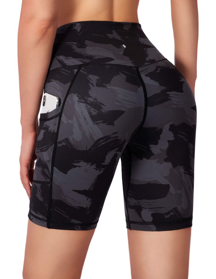 PRICES MAY VARY. Lightweight & Comfortable Fabric: Non see-through, moisture wicking, quick-dry, breathable and 4-ways stretchy fabric provide maximum comfort while you work out. Two Deep Side Pockets: The two side pockets on the yoga biker shorts can free your hands when you do exercise. Perfect for your 6.5"/5.8"/"4.7" cell phone, keys, cards or other items. High Wasit & Tummy Control: High-rise waistband has a high tummy support and keeps you feeling comfortable with no rolls or digs. Doesn’t Spandex Gym Shorts, Athleisure Activewear For Workout Above Knee, Above Knee Athleisure Activewear For Workout, Mid-thigh Length Activewear With Pockets For Sports, Sporty Above-knee Athletic Shorts For Workout, Sporty Above Knee Athletic Shorts For Workout, Sporty Athletic Shorts For Workout Above Knee, Athleisure Athletic Shorts Above Knee For Workout, Athleisure Activewear For Gym, Above Knee